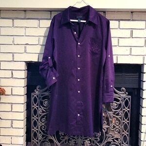 Lauren satin nightgown